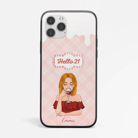 1236FUK1 personalised hello 21 iphone 11 phone case