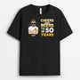 1243AUK2 personalised cheers and beers to 50 years_ t shirt for men 1243AKI8B
