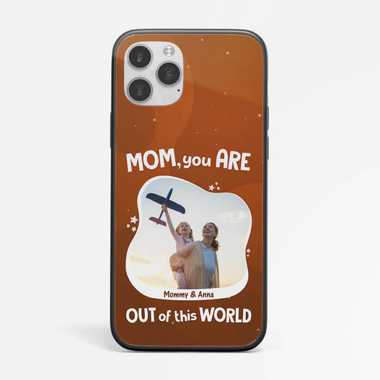 1254FUK2 personalised dad you are out of this world iphone 11 phone case