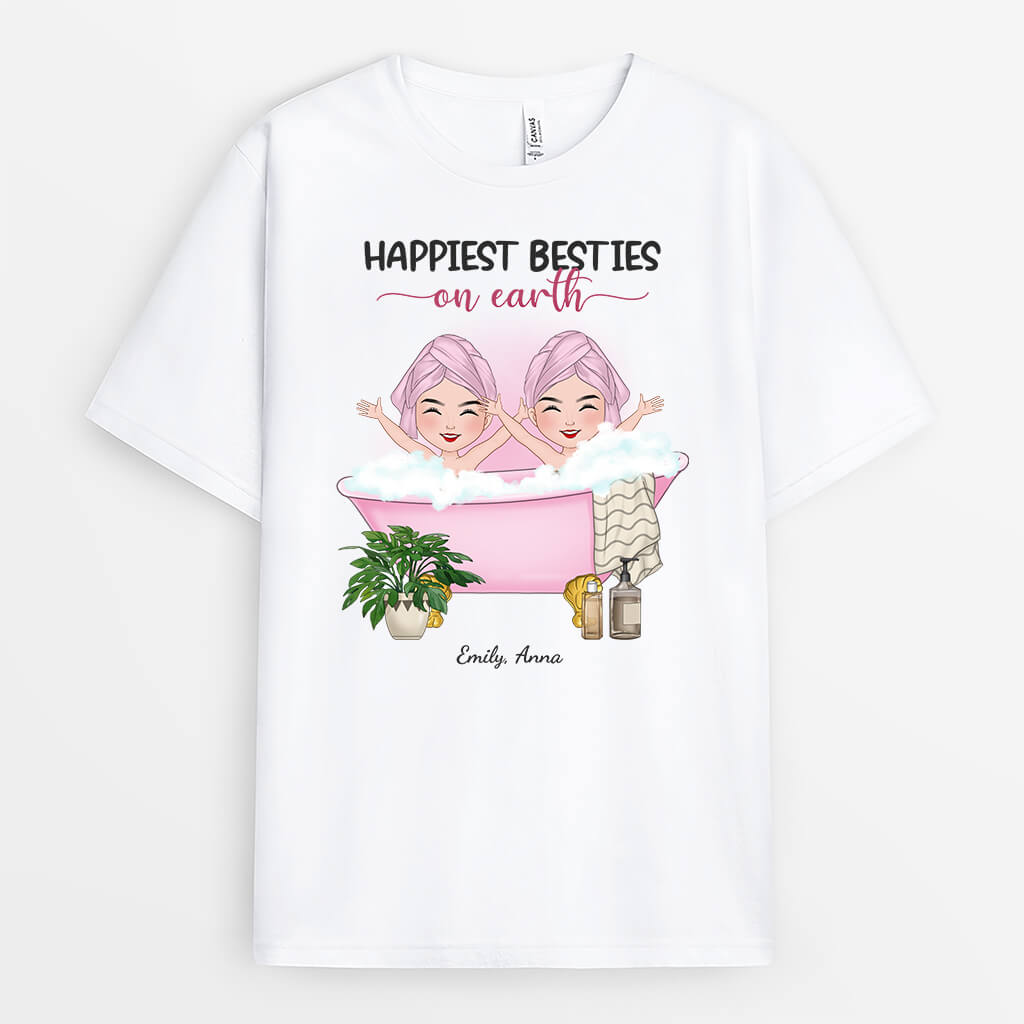 Personalised The Happiest Besites On Earth T-Shirt