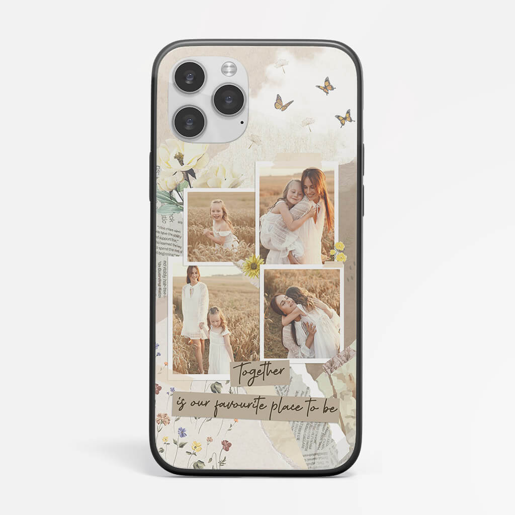 Personalised Togetther Is Our Favourite Place To Be Phone Case