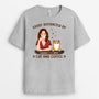 1306AUK2 personalised distracted by coffee and cat t shirt