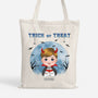 1307BUK1 personalised trick or treat tote bag