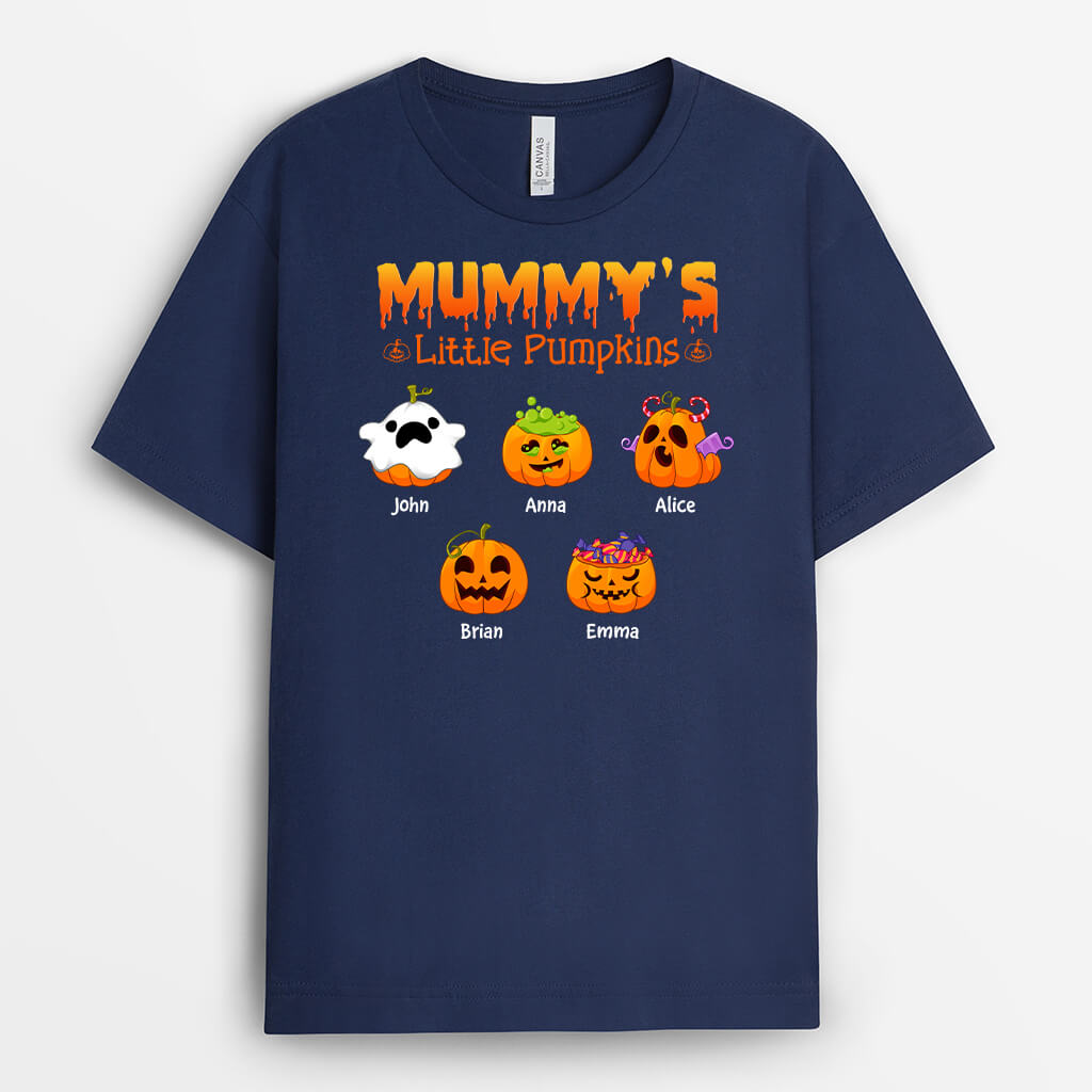 Personalised Best Mommy's Little Pumpkins T-Shirt