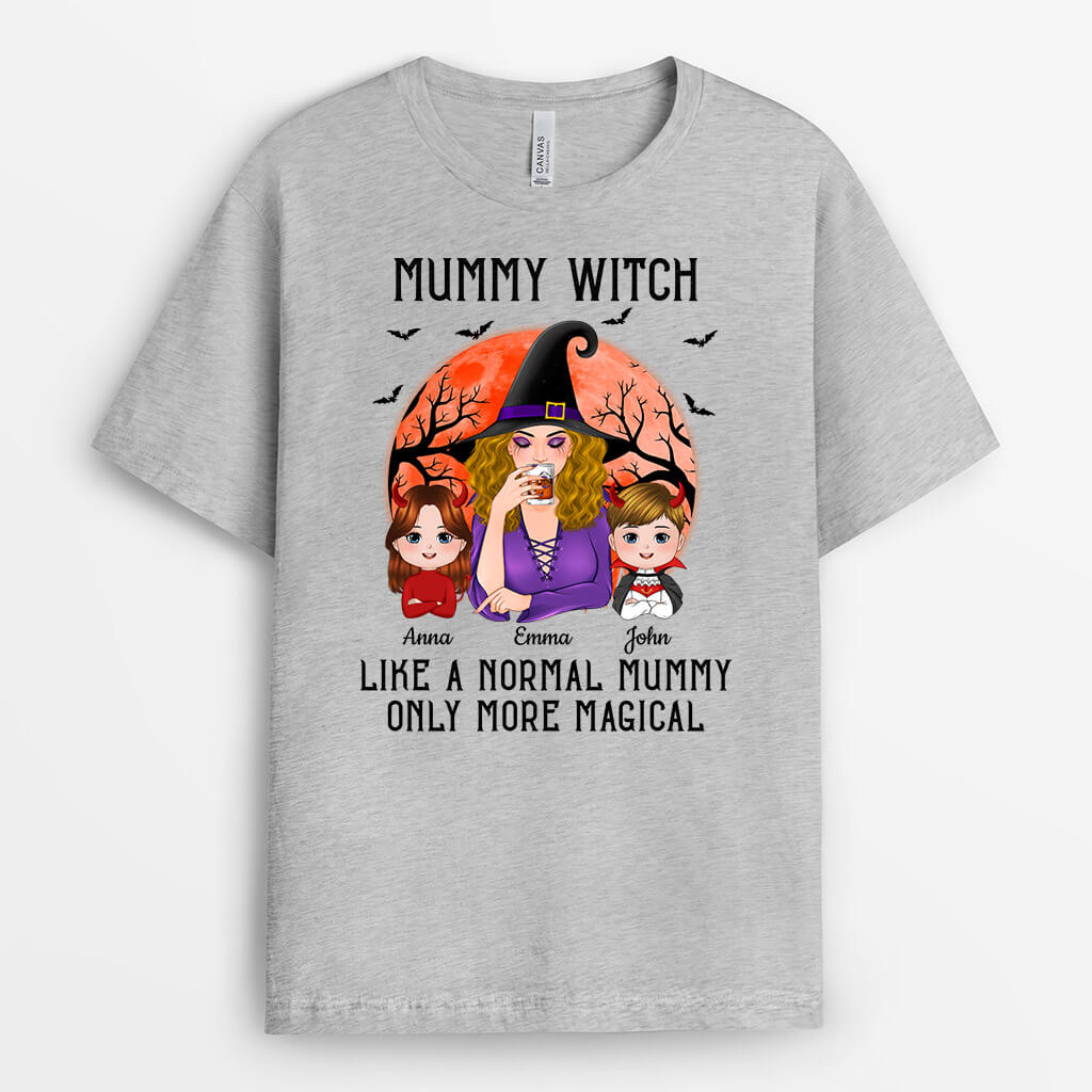 Personalised Halloween Grandma Witch Like Normal Grandma T-shirt