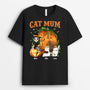 1328AUK1 personalised dog mum halloween t shirt