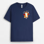 1347AUK1 personalised spider cat halloween t shirt