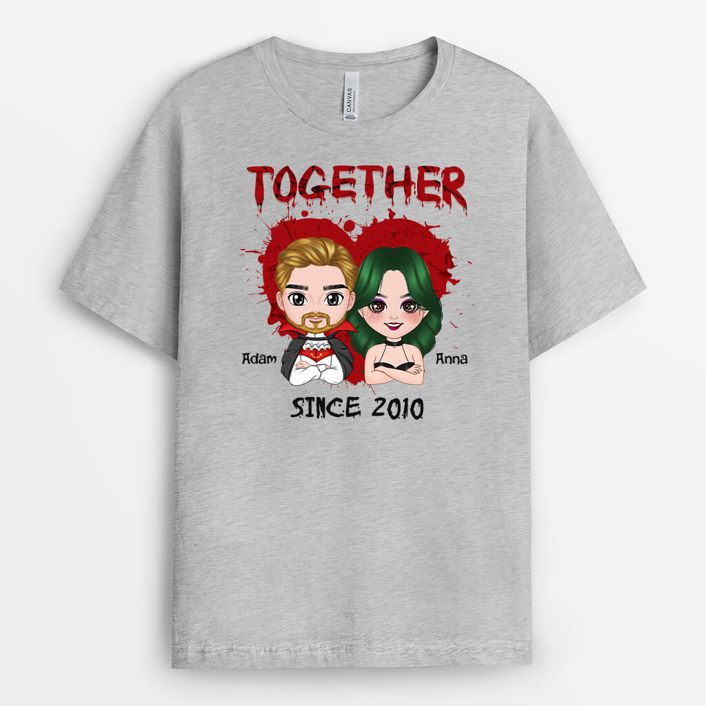 Personalised Together Since T-Shirt