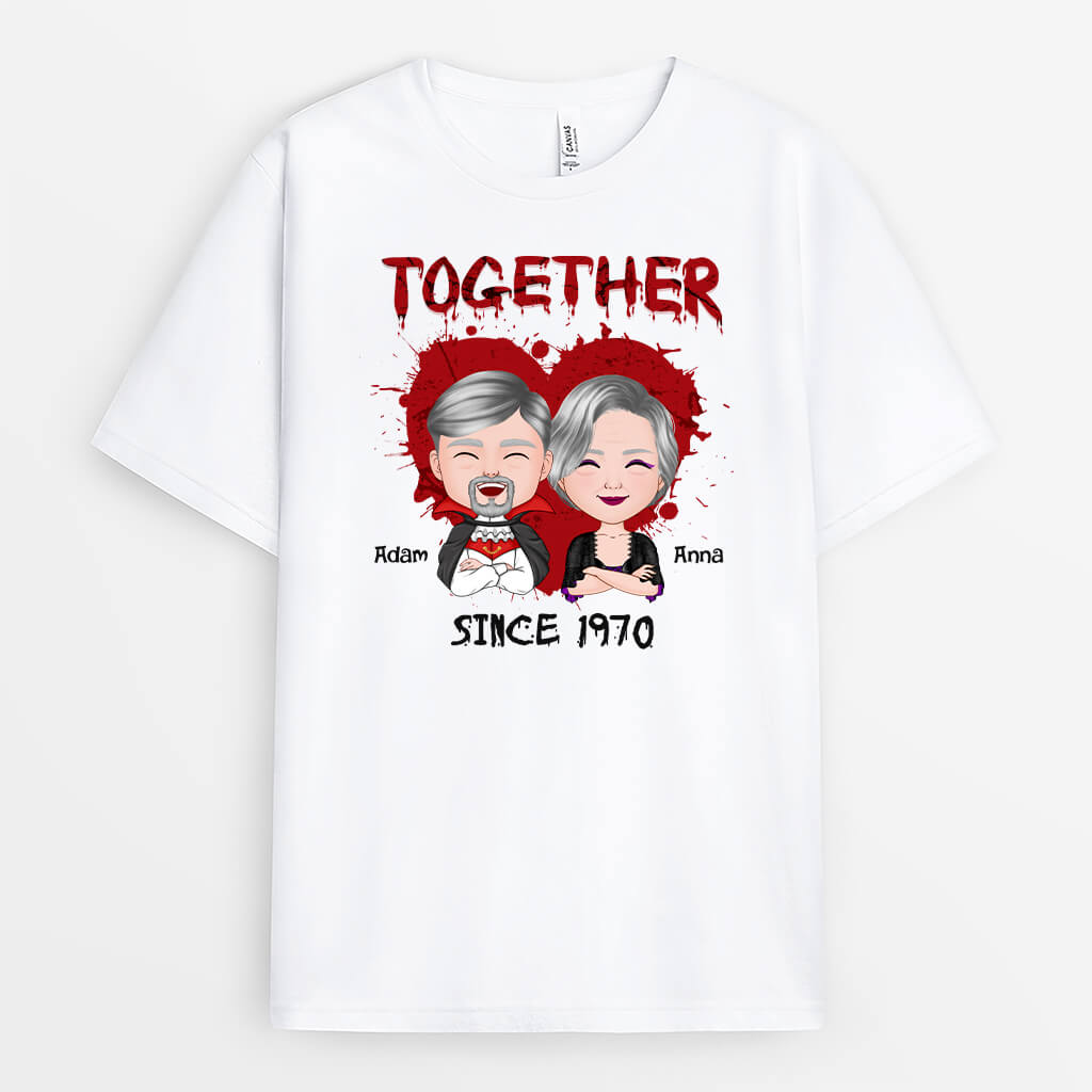 Personalised Together Since T-Shirt