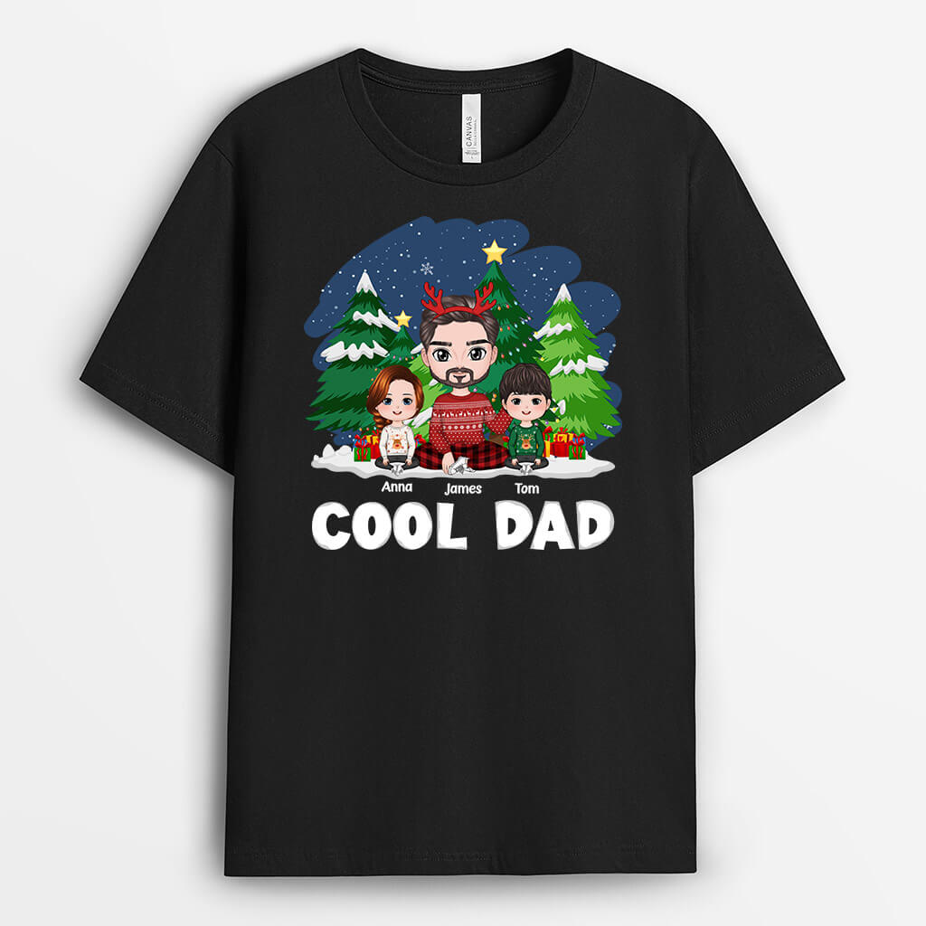 Personalised Cool Dad T-Shirt