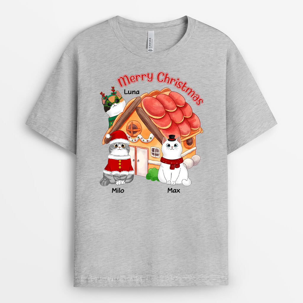 merry catmas t shirt