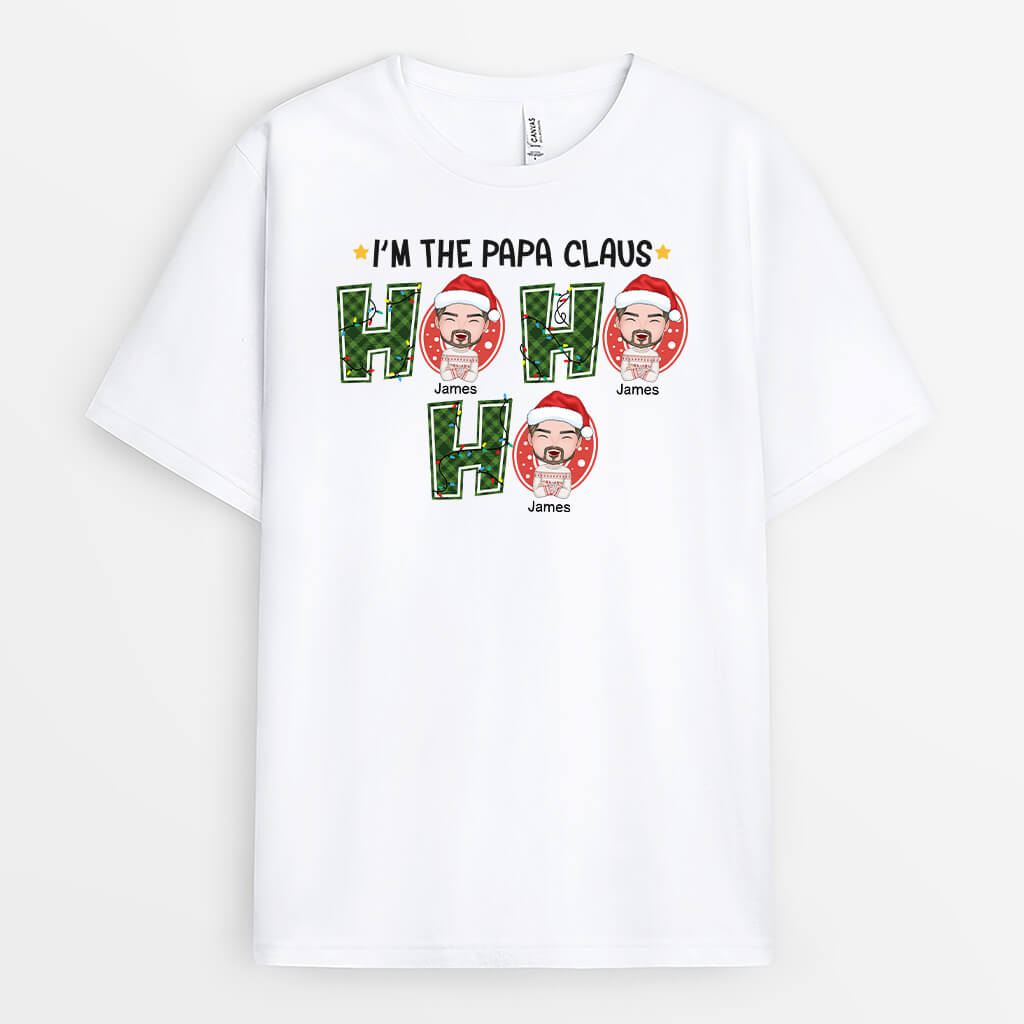 Personalised Ho Ho Ho Ho T-Shirt
