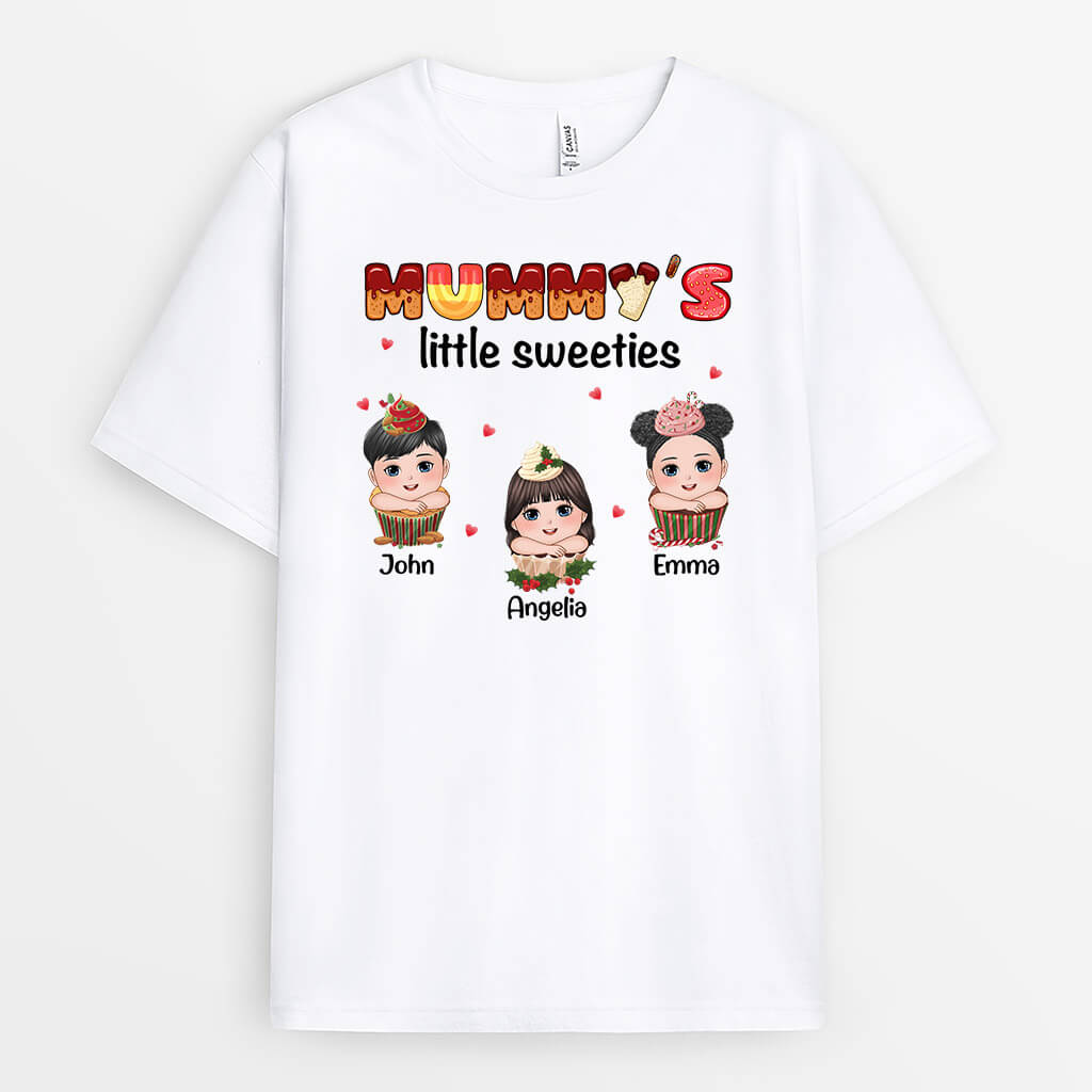 Personalised Mum's Little Sweeties T-Shirt