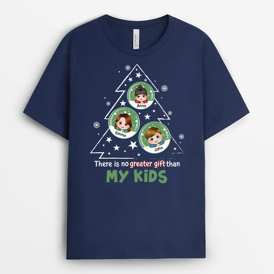 1398AUK2 personalised there is no greater gift than grandkids t shirt