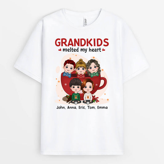 1399AUK1 personalised christmas dog dad t shirt