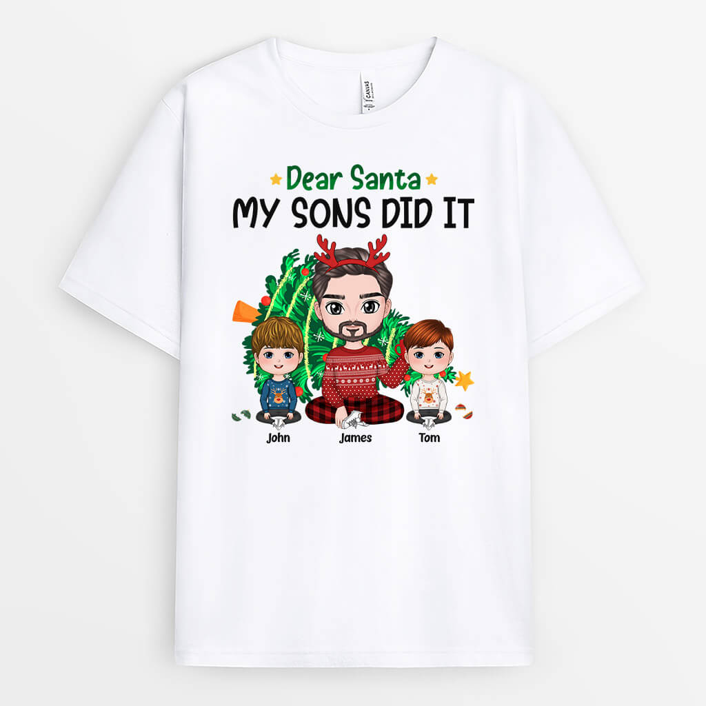 Personalised My Son Did It T-Shirt