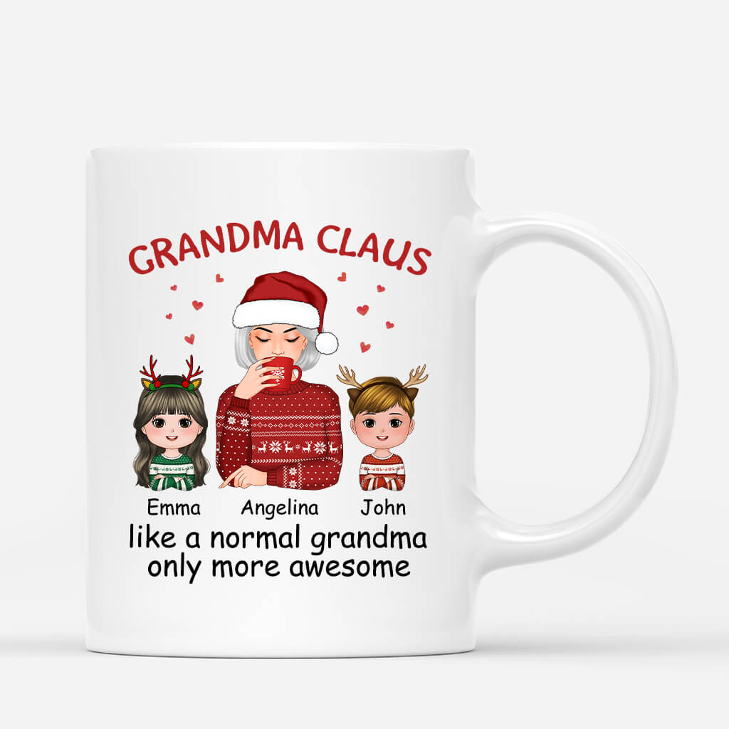 Personalised A Normal Mummy Christmas Mug