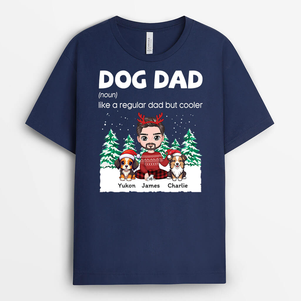 Personalised A Regular Dog Dad But Cooler T-Shirt