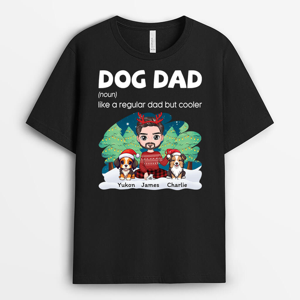 Personalised A Regular Dog Dad But Cooler T-Shirt