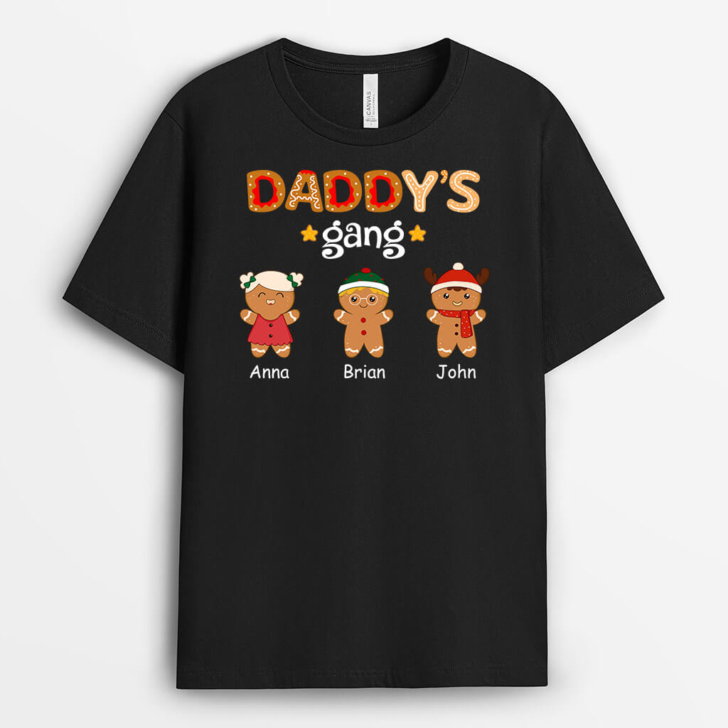 Personalised Dad's Gang T-Shirt