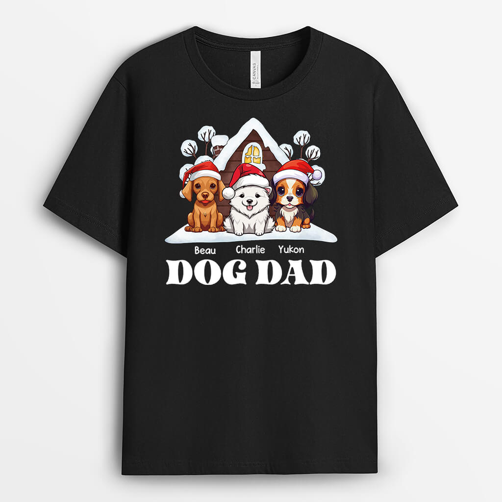 Personalised Dog Mum/Dog Dad Xmas T-Shirt