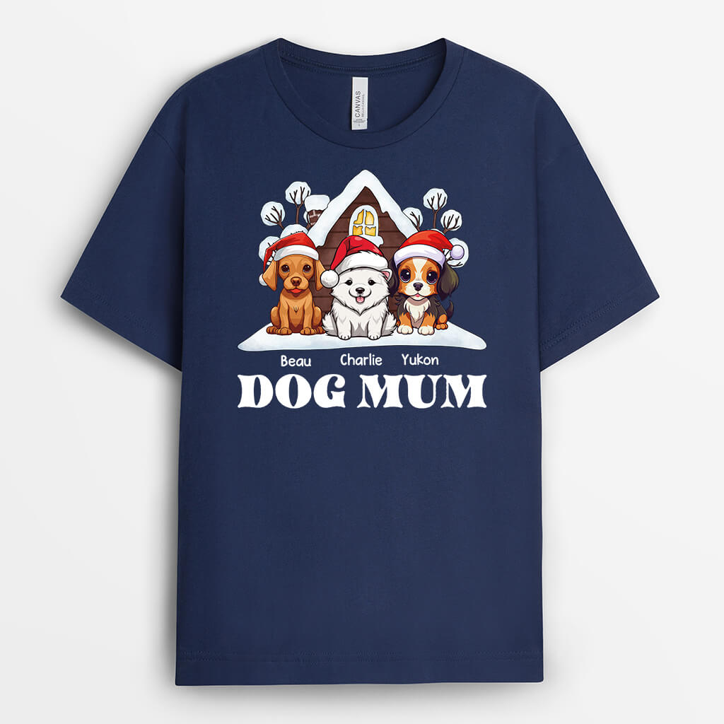 Personalised Dog Mum/Dog Dad Xmas T-Shirt