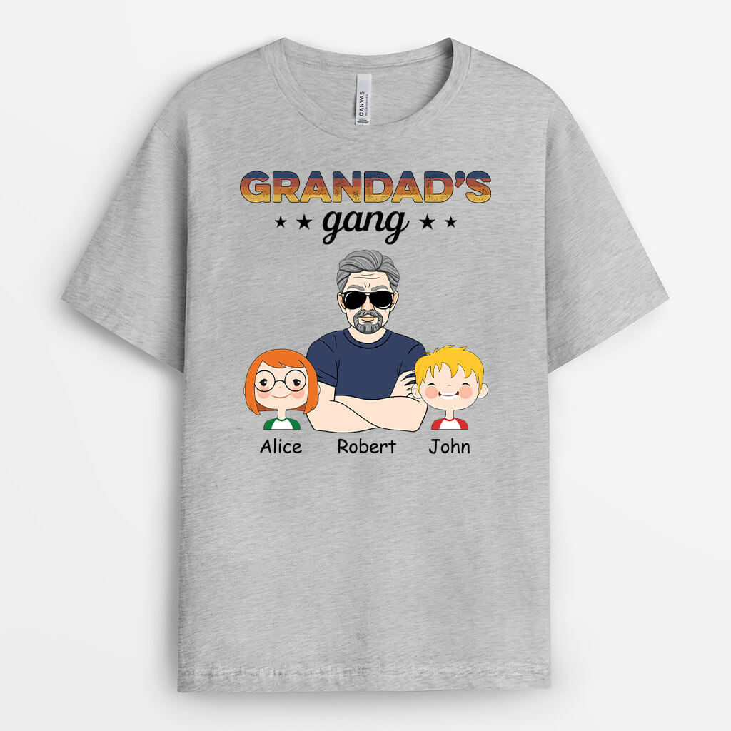 Personalised Dad's Gang T-Shirt