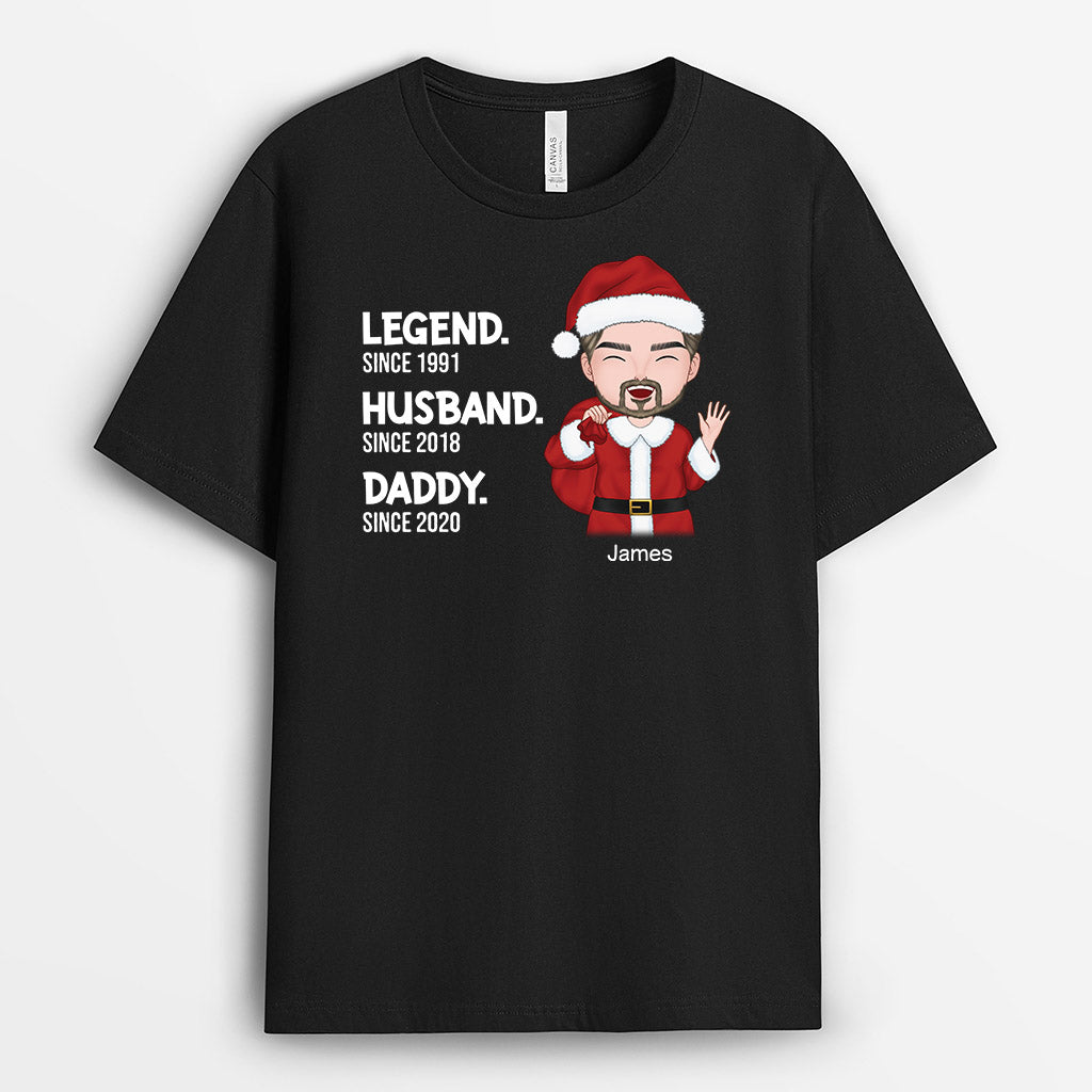 Personalised Xmas Legend T-Shirt