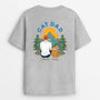 1510AUK1 personalised cat dad tree back t shirt