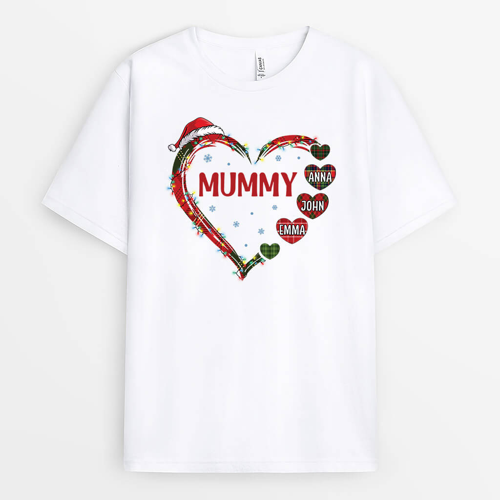 Personalised Grandma Xmas T-Shirt