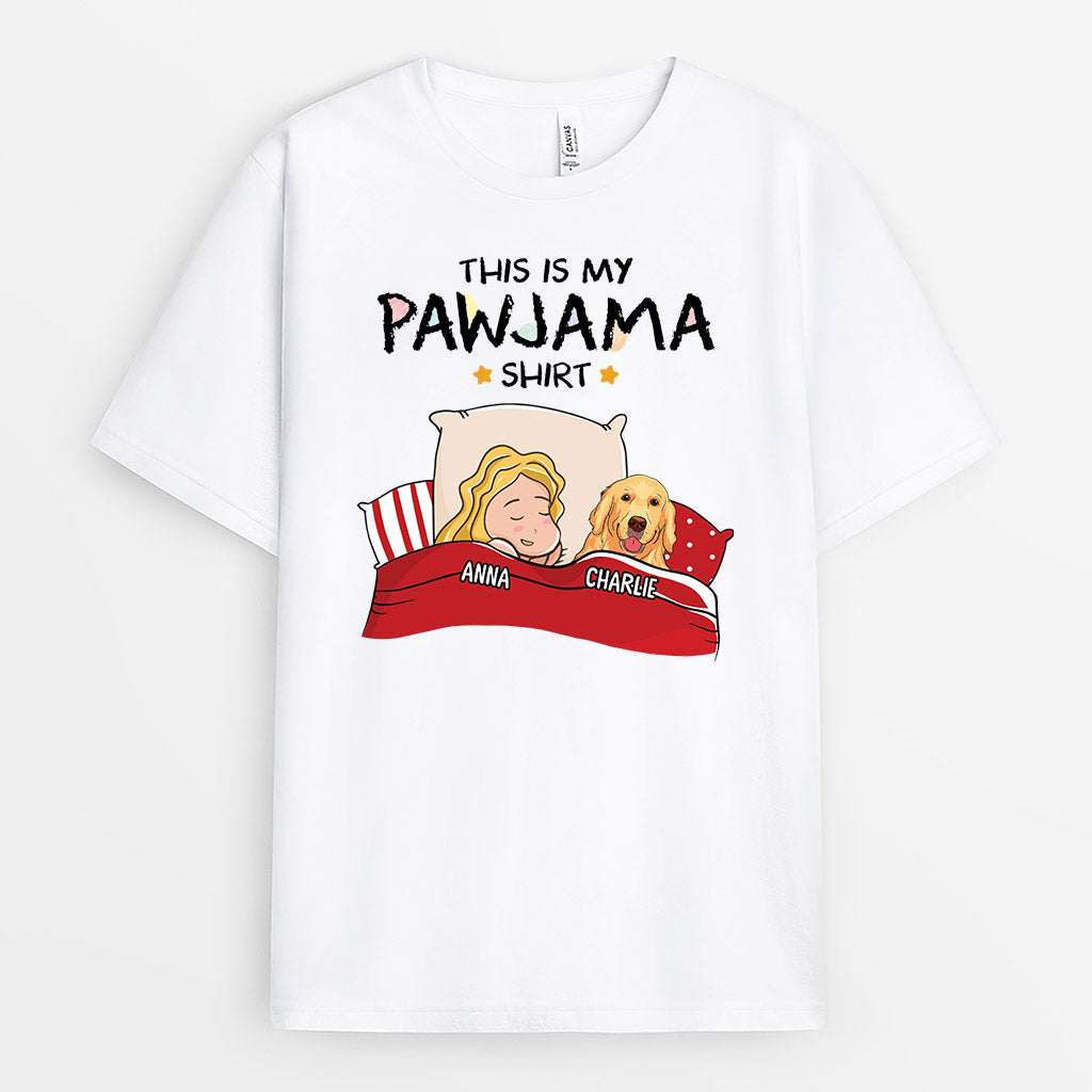 Personalised This Is My Best Dog Pawjama T-Shirt