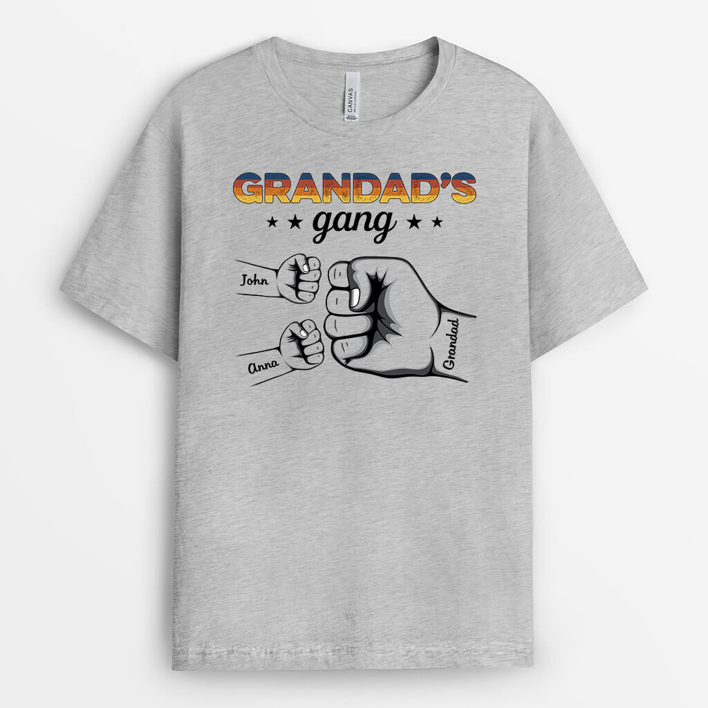 Personalised Best Daddy's Gang T-Shirt