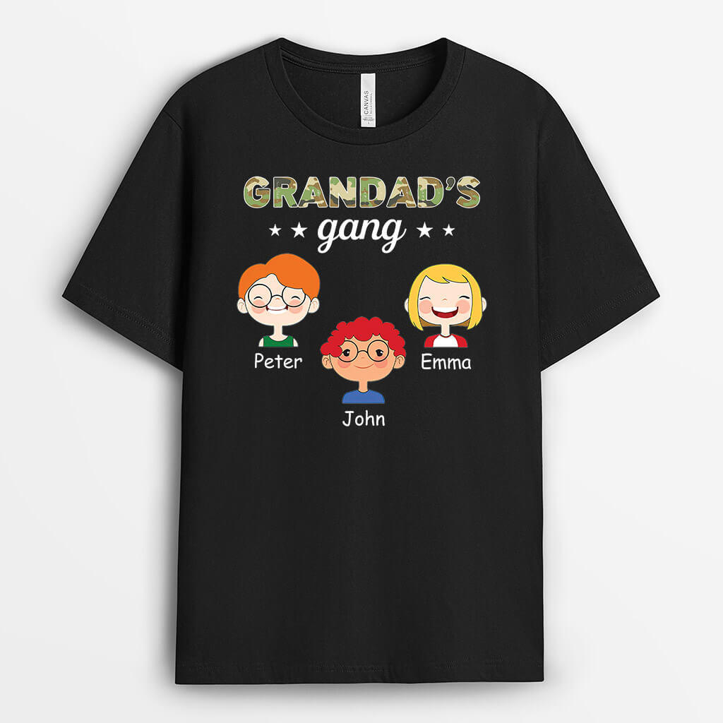 Personalised My Best Dad's Gang T-Shirt