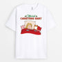 1543AUK2 personalised official christmas cat outfit t shirt