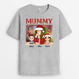 1545AUK2 personalised grandma and her grandkids christmas t shirt