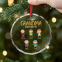 1551OUK2 personalized grandpa gifts this grandpa belongs to glass ornament 1551O3Z5A