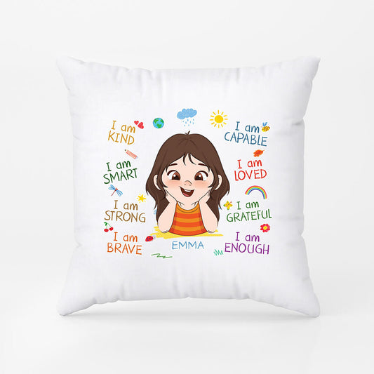 1552PUK1 personalised i am smart grandkids pillow