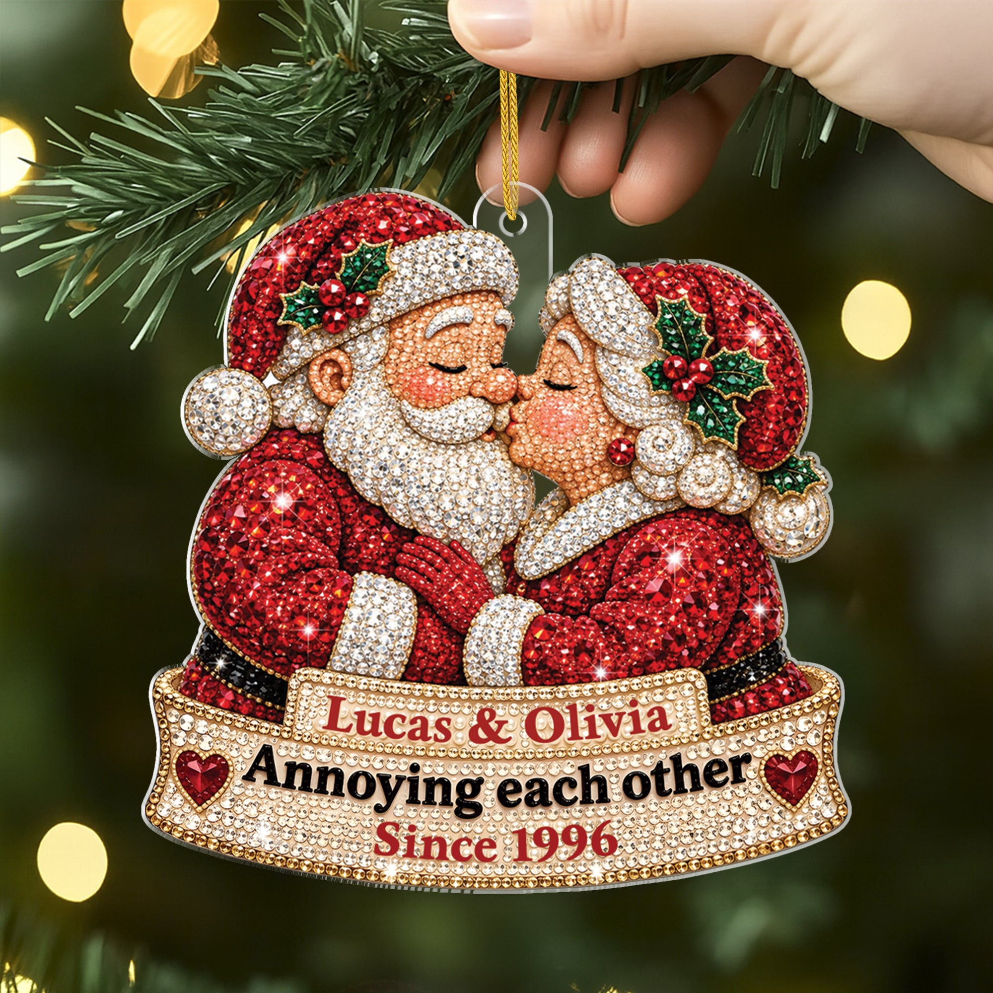 15649OT ProAcrylicOrnament CouUK RnDNone IdeTPham NicCouple