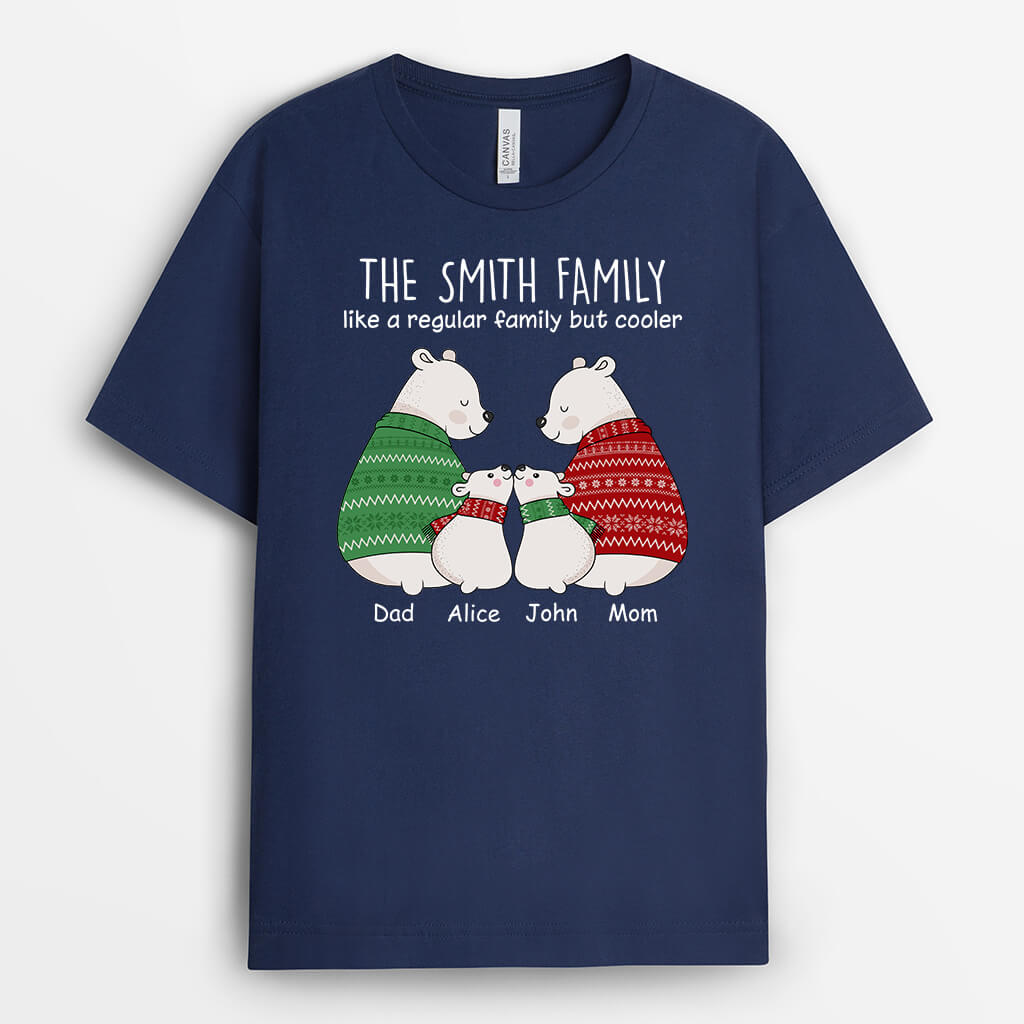 Personalised A Regular Family But Cooler T-Shirt