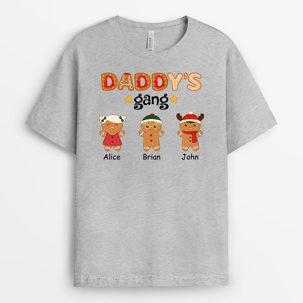 Personalised Best Grandpa's Gang T-Shirt