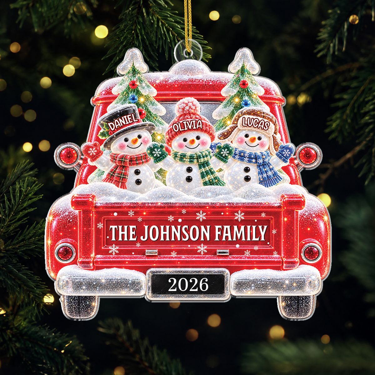 16487ON ProAcrylicOrnament CouUK RnDNone IdeNgoc NicFamily