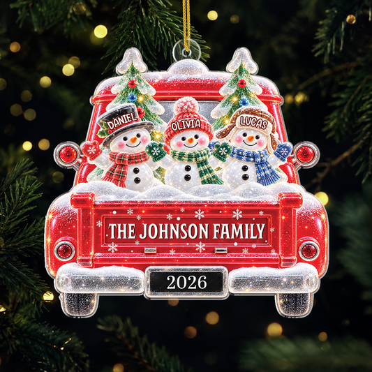 16487ON ProAcrylicOrnament CouUK RnDNone IdeNgoc NicFamily