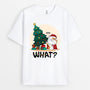 1649AUS1 personalized cat what christmas tree t shirt