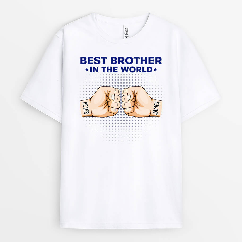 Personalised The Best Brother In The World T-Shirt