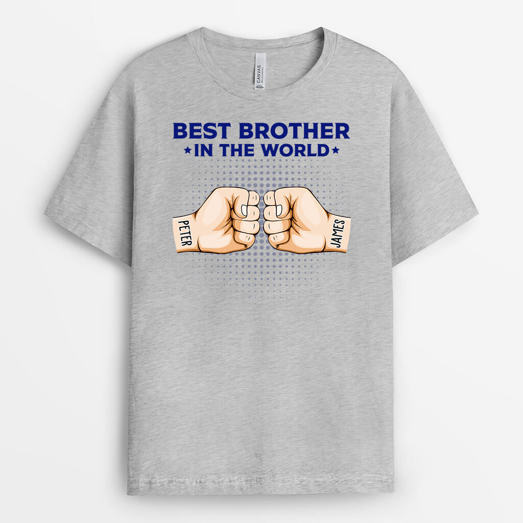 Personalised The Best Brother In The World T-Shirt