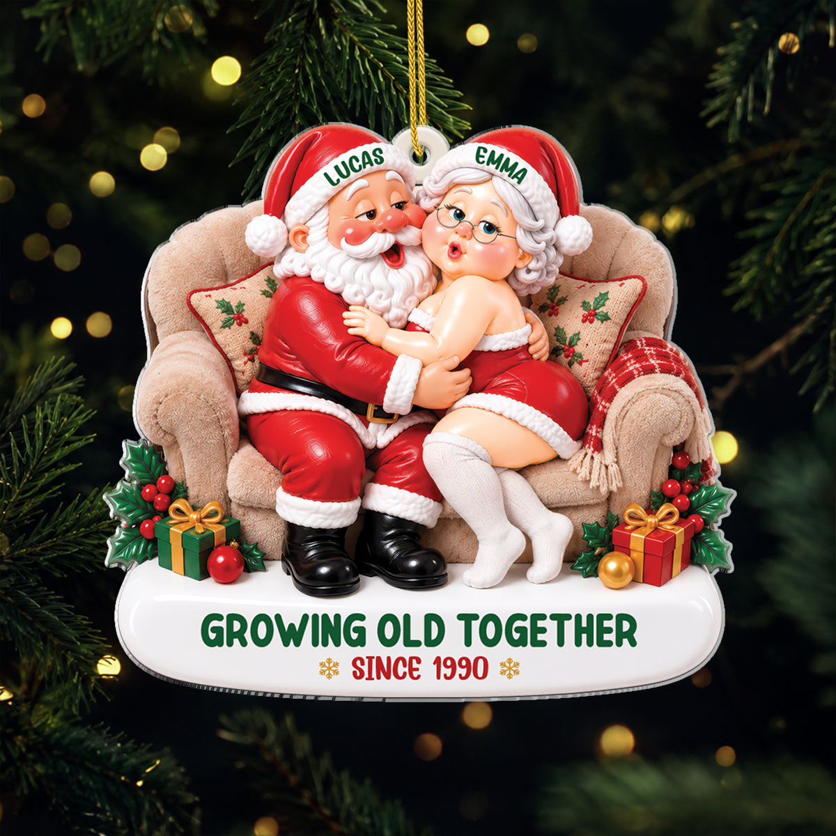 16618OV ProAcrylicOrnament CouUK RnDNone IdeVinh NicDTNew