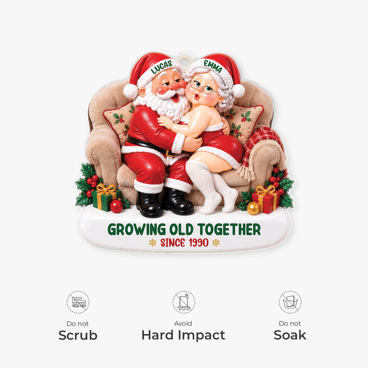 16618OV ProAcrylicOrnament CouUK RnDNone IdeVinh NicDTNew