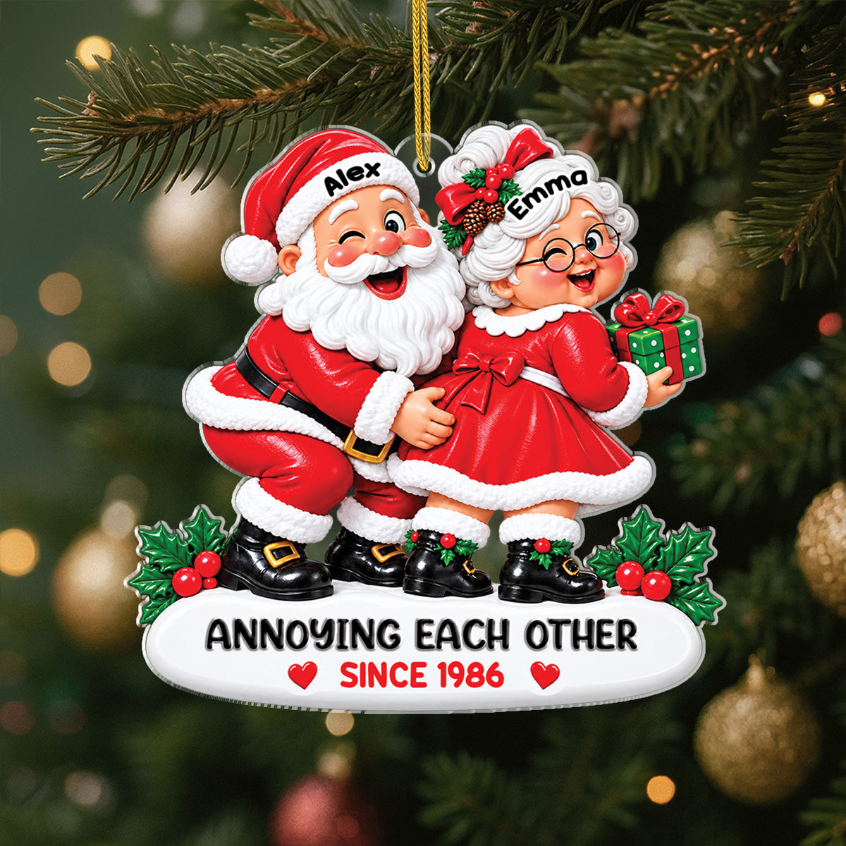 17069O8 ProAcrylicOrnament CouUK RnDNone IdeTNgo NicDTNew