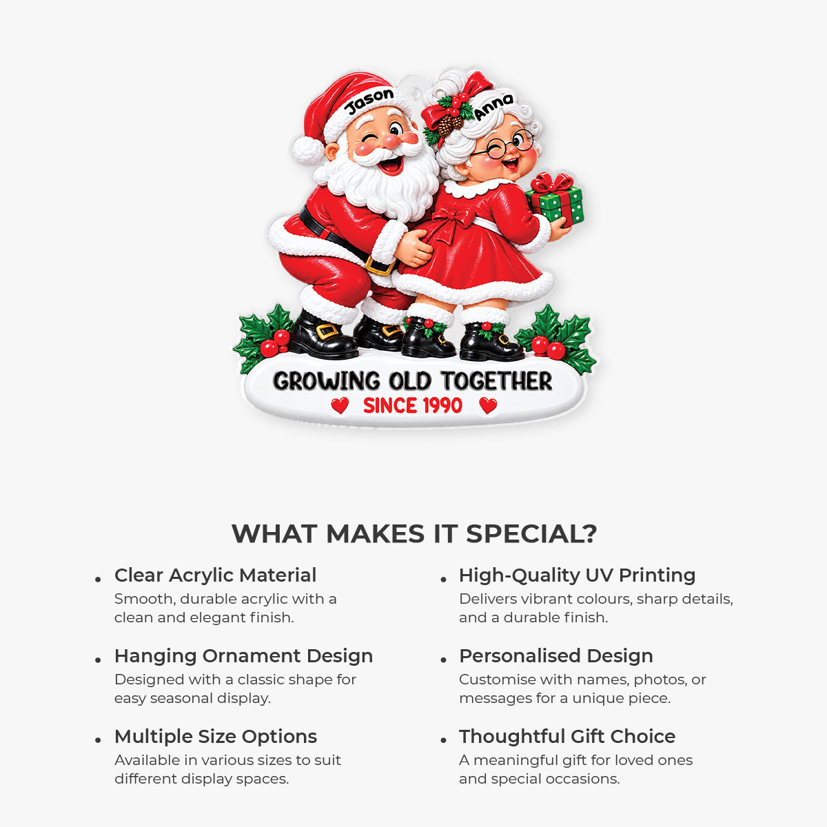 17069O8 ProAcrylicOrnament CouUK RnDNone IdeTNgo NicDTNew