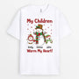 1708AUS1 personalized my grandkids warm my heart t shirt